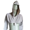 Korte Hoodie Zipped Block60 Archive Y2K, Vintage New USA