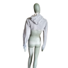Curto Hoodie Zipped Block60 Arquivo Y2K, Vintage New USA