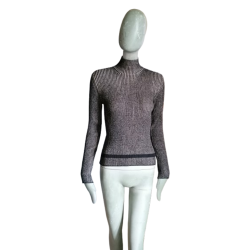 Sweater italiano com nervuras Y2K Deadstock - feito na Itália