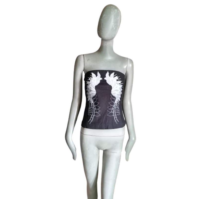 Jeans de hielo Iceberg MUERTE Y2K BUSTIER