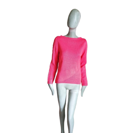 Cerruti Jeans Rose Italian Fuchsia 90S Y2K Vintage Sweater