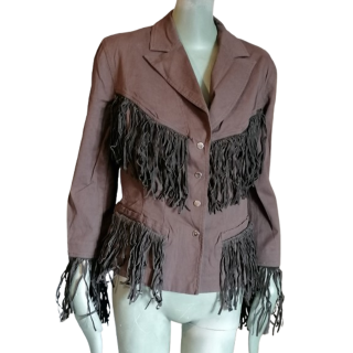 Archivo de Blazer Oppio Italia Friendes Cuero Y2K MUERTESTOCK