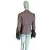 Archivo de Blazer Oppio Italia Friendes Cuero Y2K MUERTESTOCK