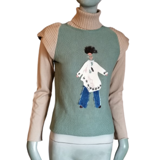Maglione artistico italiano Carella - Deadstock