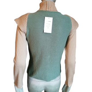Italienischer künstlerischer Mesh-Pullover Carella - Deadstock
