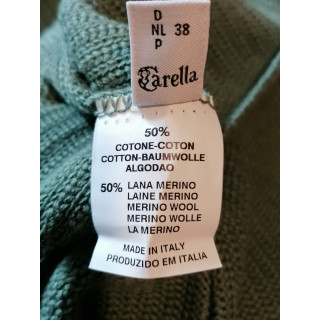 Italiaanse artistieke mesh trui Carella - Deadstock