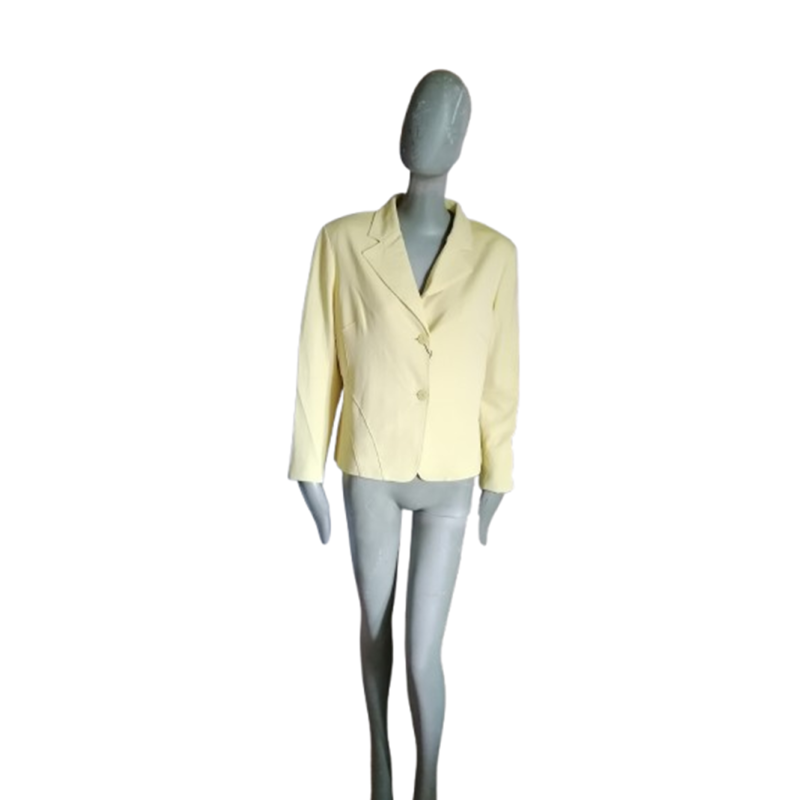 Vintage Italian Blazer pastel clipes amarelos - feitos em Itália