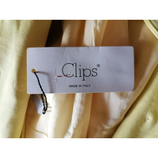 Vintage Italian Blazer pastel clipes amarelos - feitos em Itália