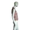 Oppio Made in Italy - Gilet asimmetrico floreale Statale Y2K