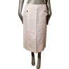 Jupe midi Valentino Roma vintage archive coton blanc