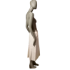 Jupe midi Valentino Roma vintage archive coton blanc