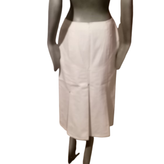 Jupe midi Valentino Roma vintage archive coton blanc