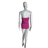 Débardeur femme Zenana Outfitters prune bretelles broderie