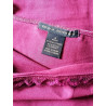 Vrouwelijke tanktop Zenana Outfitters Plum-riemen borduurwerk