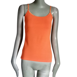 Débardeur femme Lily of the Valley bretelles fines orange fluo