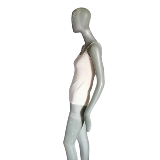 Débardeur Lily of the Valley fines bretelles beige – Coton & Élasthanne