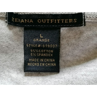 Débardeur femme Zenana Outfitters gris bretelles broderie