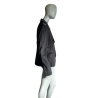 Vintage italienischer Blazer Y2k Deadstock Clips More bogenschwarz