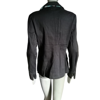 Blazer italiano vintage y2k deadstock Clips More dobrado preto