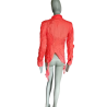 Archives Dirk Bikkembergs 2003 Chemise déchirée en viscose fluo