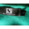 Pullover Y2k Turquoise Schmuck & Strass - Größe L - Wie neu
