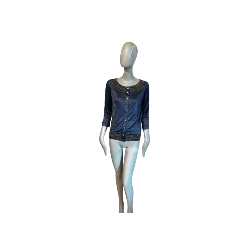 Catin Catin Cardigan Blue Coll - Nunca desgastado
