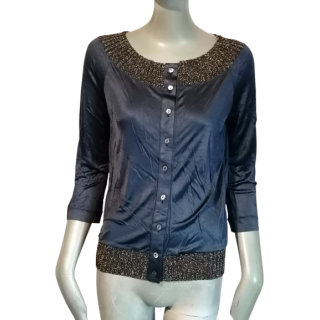 Catin Catin Cardigan Blue Coll - Nunca desgastado