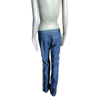 Calças denim vintage Diesel StyleLab Tira Y2K no lado