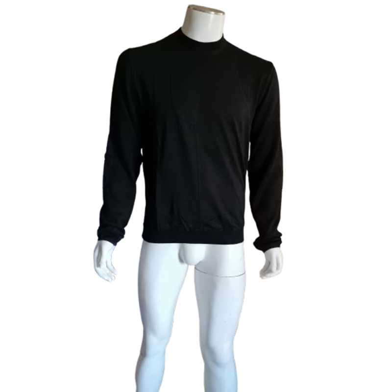 Sudadera vintage Simultaneous Black Deadstock Minimalist