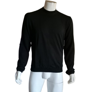 Sudadera vintage Simultaneous Black Deadstock Minimalist