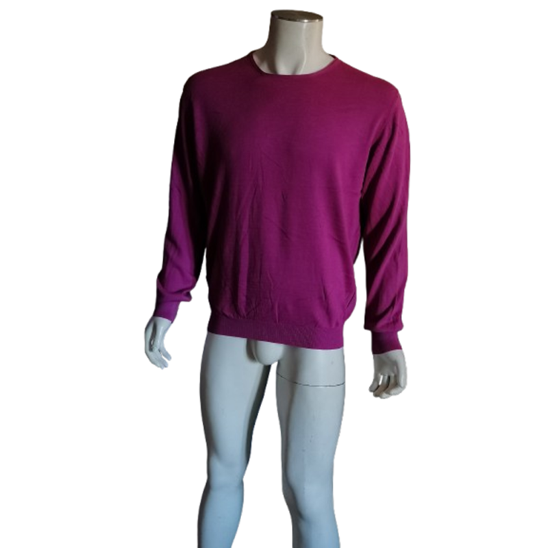 Vintage Pullover 90er Jahre Studio MB Fuchsia Deadstock 100% Baumwolle
