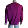 Pull vintage 90s Studio MB fuchsia deadstock 100% coton