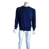 Felpa vintage Morning Parade Made in Italy 100% navy cotone