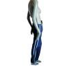 Jeans vintage Diesel StyleLab Bande bianche della donna blu