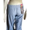Pantaloni y2k Indian Rose Archive leggera del denim del Denim Side Up Buy 2000