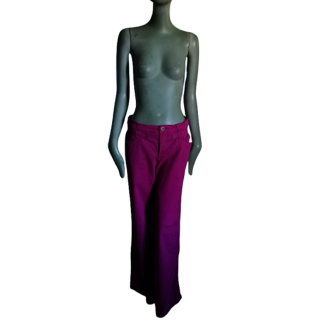 Dirk Bikkembergs Vintage Y2K - Cotton Dark Pink Pants
