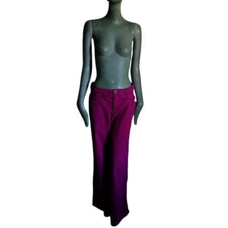 Dirk Bikkembergs Vintage Y2K - Cotton Dark Pink Pants