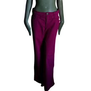 Dirk Bikkembergs Vintage Y2K - Cotton Dark Pink Pants