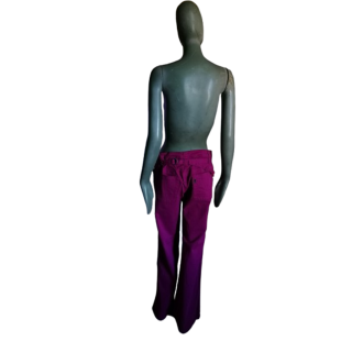 Dirk Bikkembergs Vintage Y2K - Cotton Dark Pink Pants