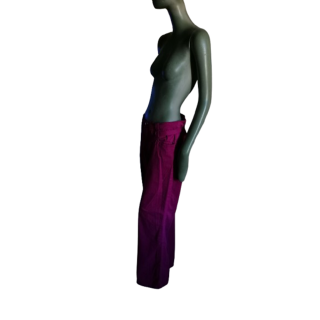 Dirk Bikkembergs Vintage Y2K - Cotton Dark Pink Pants