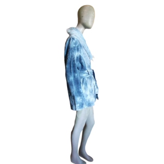 Voorkeur Blue Glaced Y2k Col Col Fall