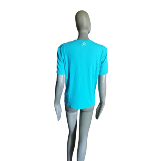 Vintage Thierry Mugler Paris Top Stretch Turkoise Archive Y2k