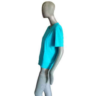 Vintage Thierry Mugler Parijs Top Stretch Turquoise Archive Y2K