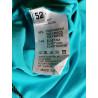 Vintage Thierry Mugler Paris Top Stretch Turquoise Arquivo Y2K