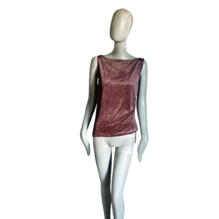 Top Atsuro Tayama Iridescent Brown Velvet Archive