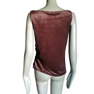 Top Atsuro Tayama Iridescent Brown Velvet Archive