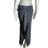 Jupe longue en laine vierge Hh by Hache gris anthracite