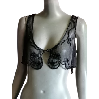 Archivo superior MalìParmi JE02 Black Beaded - Modo de muerto
