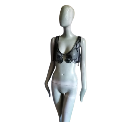 Top Archive Malìparmi Je02 Black Beaded - Deadstock
