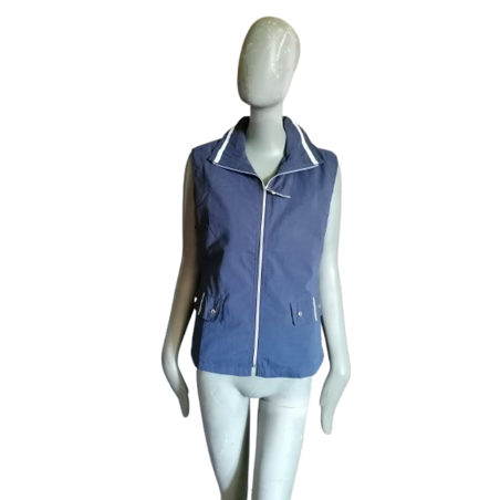 Vestida sem mangas vintage 90s natureza e liberdade climáticos T38 / 40 novos